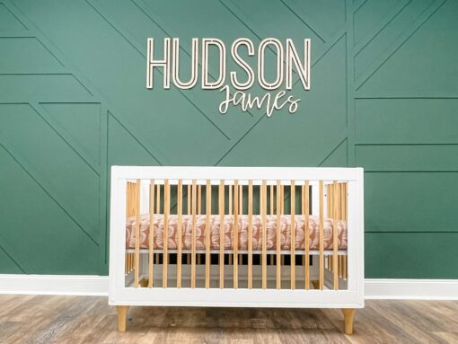 Personalized Wooden Name Sign A Timeless Treasure for Your Nursery - Image 2