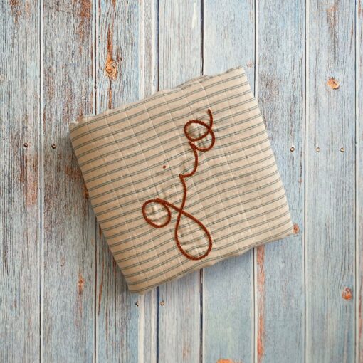 Personalized Monogrammed Baby Swaddle Soft and Snuggly Muslin Blanket for Your Little One - Image 5