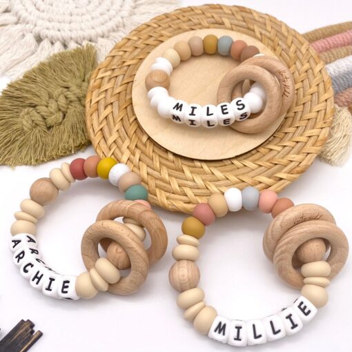 Personalized Sensory Rainbow Baby Toy A Unique Gift for Little Explorers - Image 3