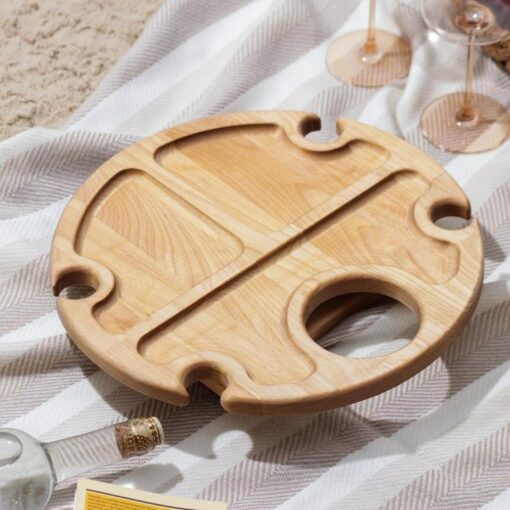 Personalized Wine Picnic Table The Perfect Gift for Wine Lovers and Outdoor Entertaining - Image 6