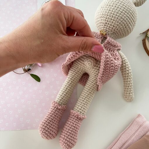 Adorable Crochet Bunny Plush A Cherished Gift for Little Ones - Image 3