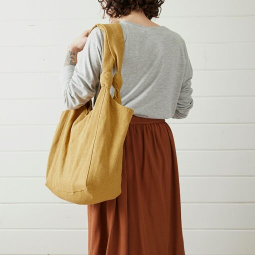 Fair Trade Vegan Comfy Everyday Shoulder Bag Zip Close, Eco-Friendly Style - Image 2
