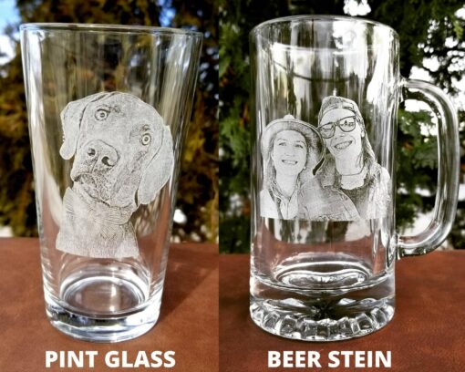 Personalized Etched Picture Rocks Glass A Unique Father's Day Gift - Image 5