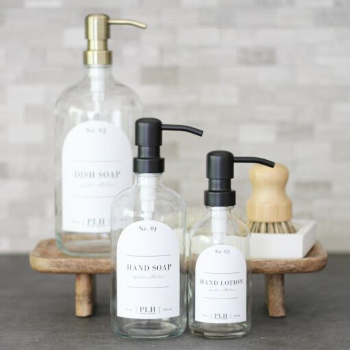 Crystal Clear Hand Soap Dispenser Elevate Your Bathroom and Kitchen Hygiene - Image 3
