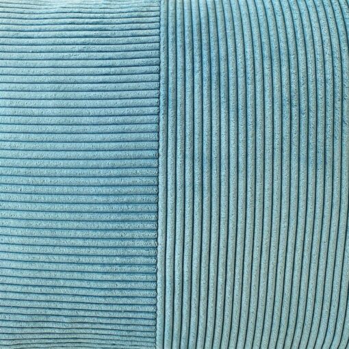 Cozy Blue Corduroy Lumbar Pillow Cover Scandinavian Charm for Your Home - Image 3