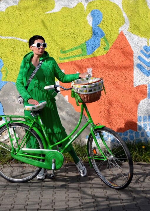 Premium Wicker Basket and Saddle Cover Set Protect Your Bike in Style - Image 2