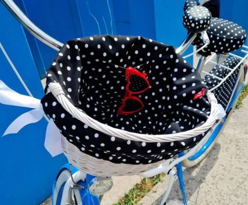 Polka Dot Waterproof Bicycle Set Ride in Style and Stay Dry - Image 4