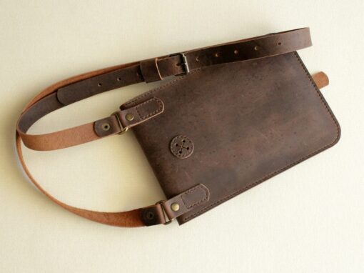 Exquisite Handmade Leather Crossbody Bag Your Perfect Companion for Style and Convenience - Image 4
