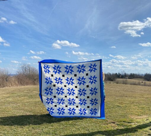 Sarah's Choice Bespoke Star Quilts in Your Desired Hues and Dimensions - Image 6