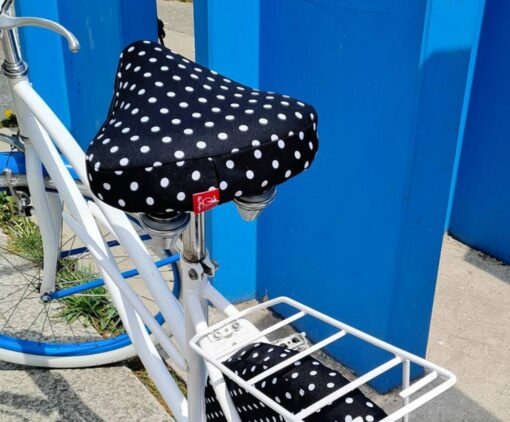 Polka Dot Waterproof Bicycle Set Ride in Style and Stay Dry - Image 5