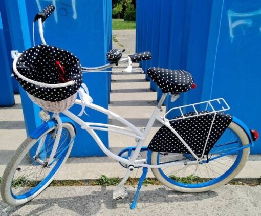 Polka Dot Waterproof Bicycle Set Ride in Style and Stay Dry - Image 2
