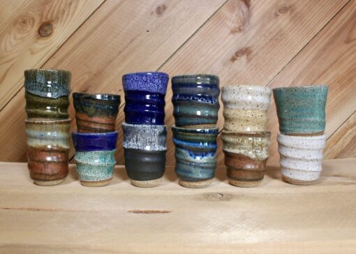 Speckled Ceramic Shot Glass Handcrafted Elegance for Your Spirited Moments - Image 2