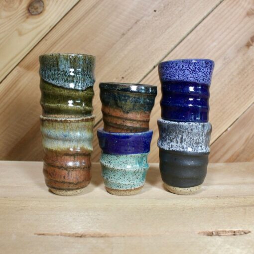 Speckled Ceramic Shot Glass Handcrafted Elegance for Your Spirited Moments - Image 3
