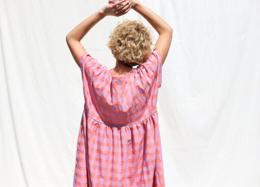 Breezy Seersucker Maxi Dress SILVINA by OFFON CLOTHING - Image 6