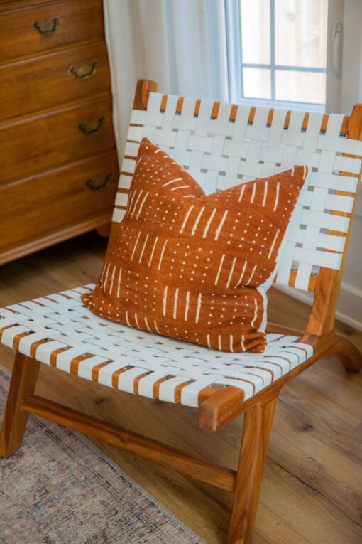 Rustic Mudcloth Pillow Cover Embrace African Heritage in Your Home Decor - Image 6