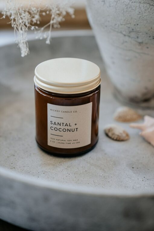 Sandalwood and Coconut Soy Candle A Tranquil Oasis for Your Home - Image 2