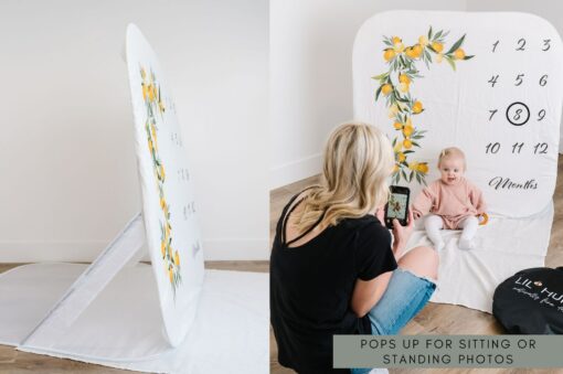 Monthly Milestone Baby Blanket Capture Your Little One's Growth Journey - Image 4