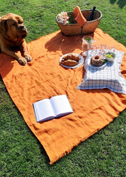 Linen Luxe The Ultimate Picnic Blanket for Unforgettable Outdoor Gatherings - Image 2