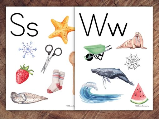 Preschool Alphabet Letter Sounds Poster Set Interactive Learning for Little Explorers - Image 3
