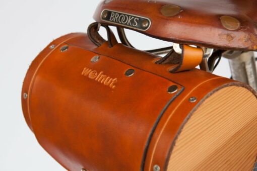 The Barrel Bag Premium Leather Bicycle Saddlebag for Unforgettable Rides - Image 2