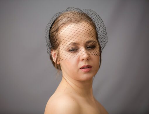 Birdcage Veil Wedding Guest Hairband The Perfect Accessory for Special Occasions - Image 2