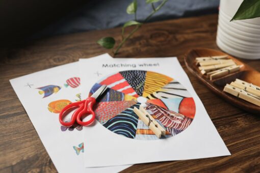 Fishy Fun Match and Learn with Our Printable Pattern Matching Wheel - Image 6