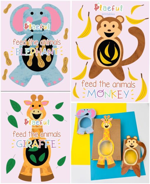 Feed the Animals A Delightful Preschool Printable for Animal-Loving Learners - Image 2