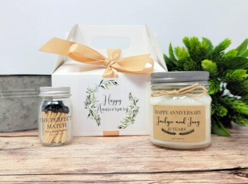 Celebrate Your Love Personalized Anniversary Candle - A Timeless Keepsake - Image 2