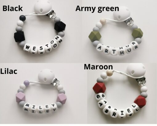 Personalized Pacifier Clip Keep Your Baby's Soother Safe and Stylish - Image 6
