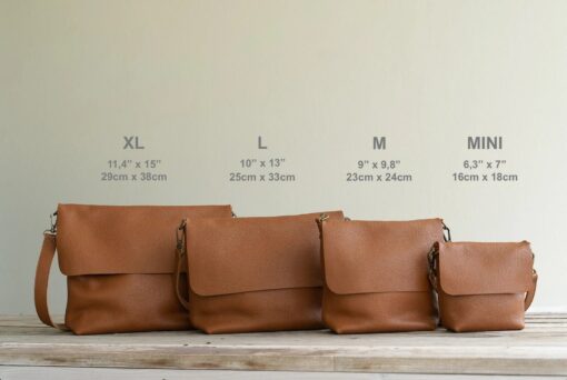 Handcrafted Leather Crossbody Bag A Symphony of Colors - Image 3