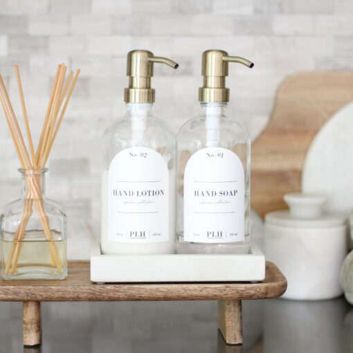 Crystal Clear Hand Soap Dispenser Elevate Your Bathroom and Kitchen Hygiene - Image 2