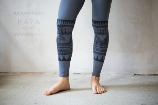 Tribal Boho Yoga Hippie Block Print Leggings Embrace Your Inner Spirit - Image 4