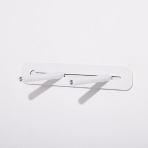 Wall-Mounted Bike Rack Elevate Your Ride with Bonnes Intentions' White Metal Holder - Image 2