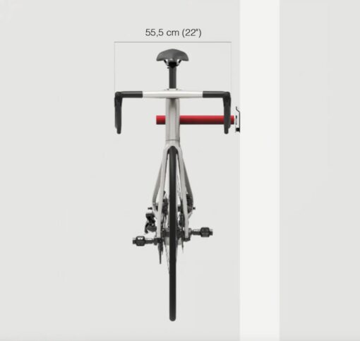 Wall-Mounted Bike Rack Elevate Your Ride with Bonnes Intentions' White Metal Holder - Image 4