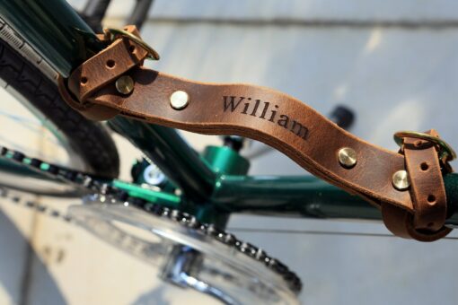 Personalized Leather Bike Handlebar Elevate Your Ride with Style and Comfort - Image 5