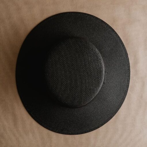 Black Boater Hat The Perfect Summer Accessory for Women - Image 6
