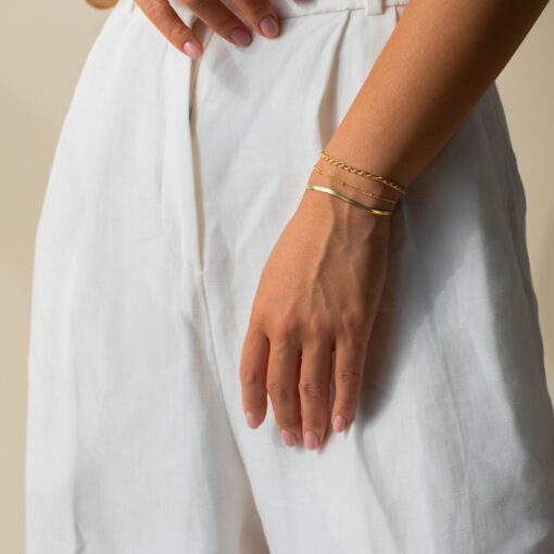 Caitlyn Minimalist Delicate Bracelet Chains for Timeless Elegance - Image 4