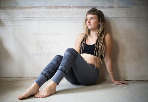 Tribal Boho Yoga Hippie Block Print Leggings Embrace Your Inner Spirit - Image 2