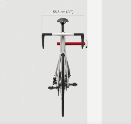 Wall-Mounted Bike Rack Elevate Your Ride with Bonnes Intentions' White Metal Holder - Image 4