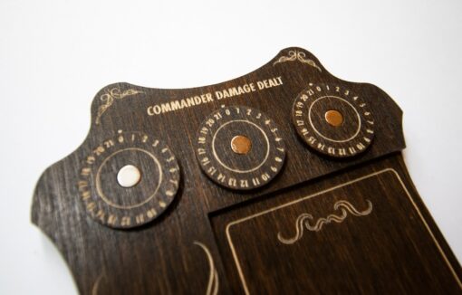 STRATA STRIKE Commander Command Zone Tray with Dial Counters for MTG Magic The Gathering - Kona Color - Image 6