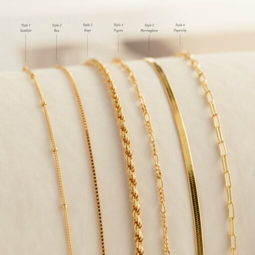 Caitlyn Minimalist Delicate Bracelet Chains for Timeless Elegance - Image 2