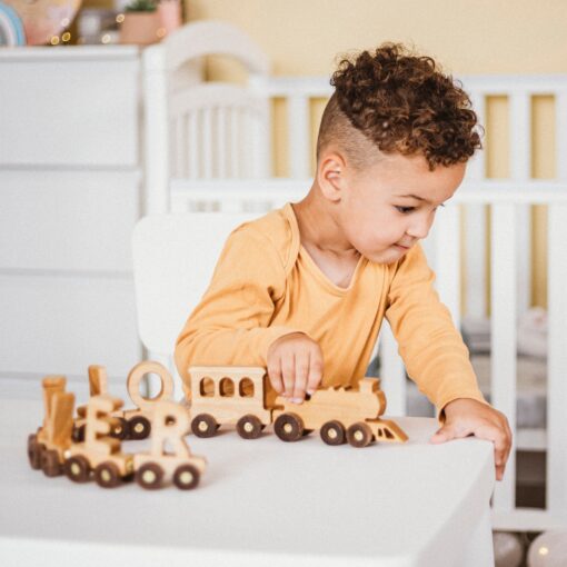 Personalized Wooden Name Train A Cherished Keepsake for Little Explorers - Image 5