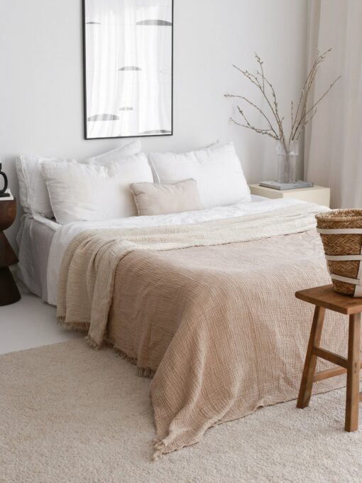 Ultra-Soft Muslin Throw Blanket The Perfect Summer Coverlet for Cozy Nights - Image 5