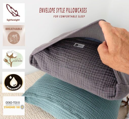 Organic Cotton Gauze Blanket Oversized, Custom-Sized, and Ultra-Soft for Ultimate Comfort - Image 5