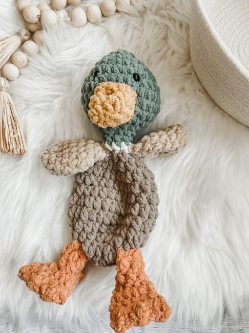 Cuddle Up with Our Adorable Duck Lovey The Perfect Comfort for Your Little One - Image 2