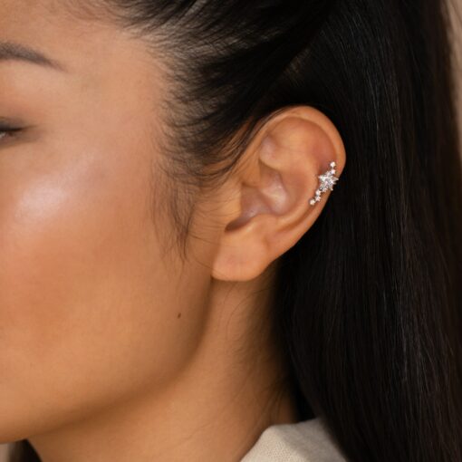 Starry Night Diamond Ear Cuffs Elevate Your Style with Celestial Charm - Image 3