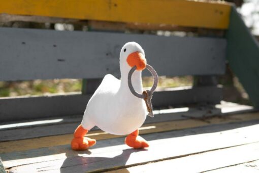 Adorable Untitled Goose Game Plush Handmade Soft Plushie for Goose Enthusiasts - Image 4