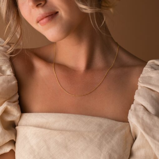 Caitlyn Minimalist's Dainty Layering Chain Necklace Elevate Your Everyday Style with Timeless Elegance - Image 5