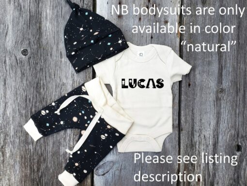 Celestial Dreams Personalized Organic Baby Outfits for Modern Minimalists - Image 4
