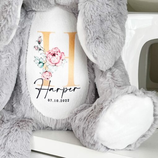 Personalized Cuddly Bunny The Perfect Keepsake for Your Little One - Image 5